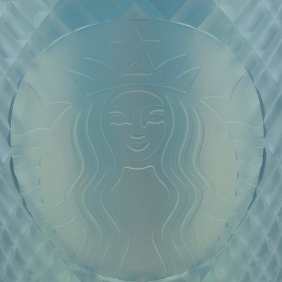 NWT Starbucks Peacock Jeweled Soft Touch Green Tumbler Cup Fall 2023 Venti 24 oz - Picture 5 of 8